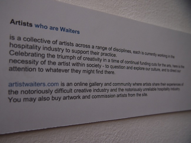 ... leading to Artists Who Are Waiters! Great painting, photography, writing & graphic art is waiting here.