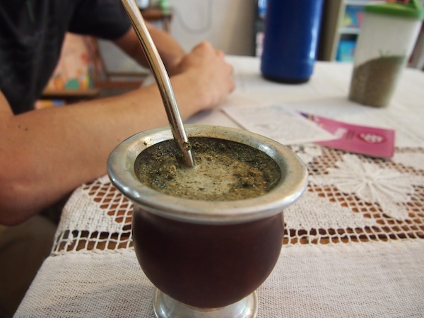 The Mate Tea is a central element to welcoming visitors and is prepared in dozens of ways: We learn the most important thing is never to refuse and always to keep drinking until the last drop of water has vanished into your mouth!