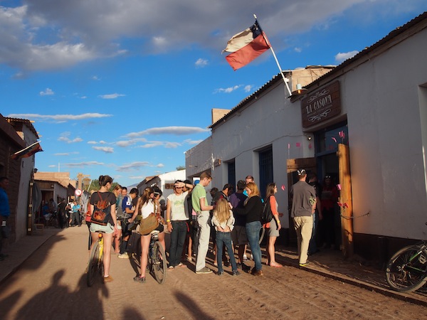 Arriving in San Pedro de Atacama: Lots of tourists, lots of options, good to know if you already have a recommendation for organizing your Atacama experience.