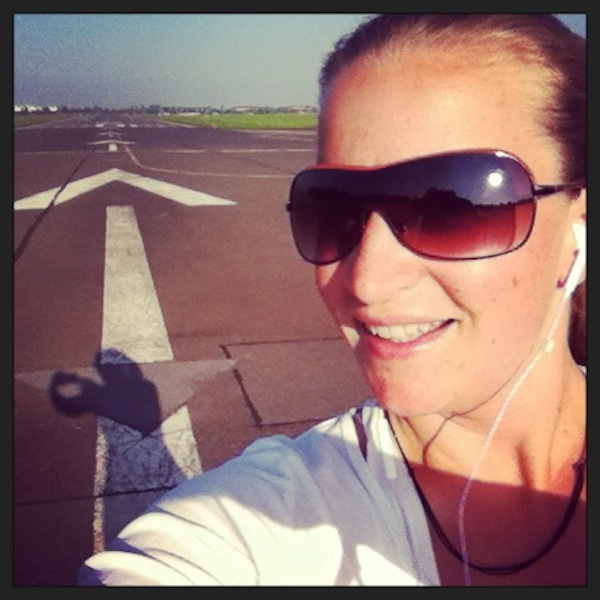 Unique: My morning jog at Berlin Tempelhof, the former airfield of West Berlin. What a feeling to float along the ground like an aeroplane. Loved it !!