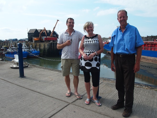 Travel with the Locals: Meeting the local Whitstable harbour master who according to Catriona has a most relaxed job? ☺