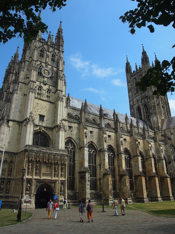 Walking onto the cathedral grounds, I take a minute or two to appreciate the mighty appearance of the so-called Mother Church of England. It is impressive.