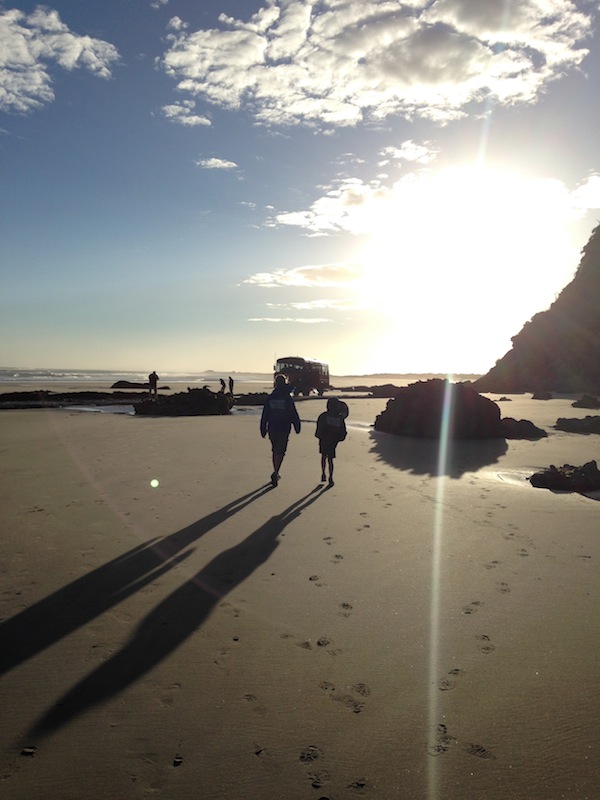 Eine meiner schönsten Erinnerungen: Die morgendliche Wanderung am Farewell Spit in Golden Bay. / Foto: Anna Zell