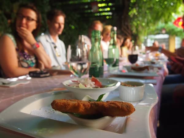 Graz Food Tour gives a tasty introduction to the city's food culture, stopping at this hotel & restaurant for a light Schnitzel morning snack ...