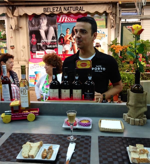Welcome to Taste Porto Food Tours: With André, our guide, at Bolhão Market.