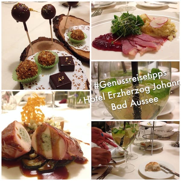 Kulinarisch weiter geht es hier: Abendessen vom Feinsten dank der kreativen Küche des Hotel Erzherzog Johann in Bad Aussee!