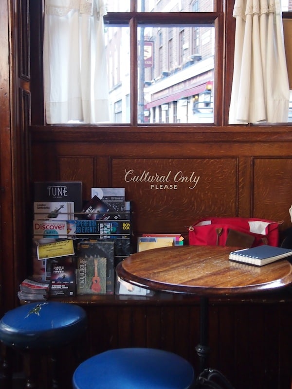 Places with a soul: I love our stop at "The English Restaurant" just off Old Spitalfields Market ...