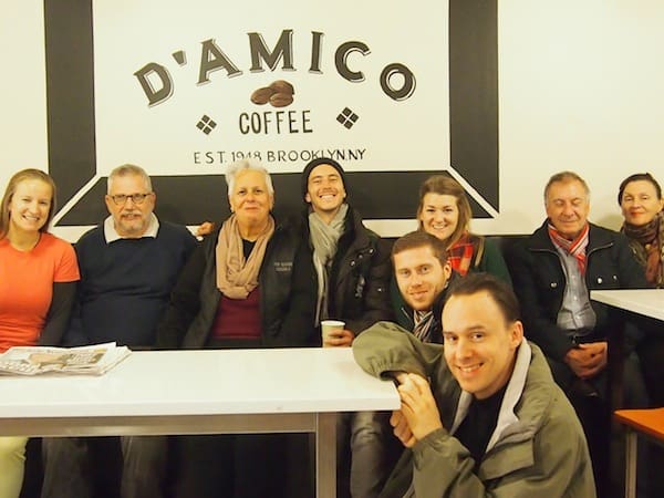 ... et voilà: Zeit fürs „Familienfoto“ hier bei D’Amico’s in Brooklyn!
