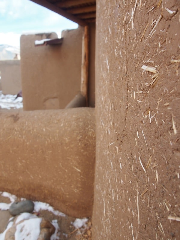 Many of the houses here are traditionally made from adobe, providing for good insulation and easily available construction material.