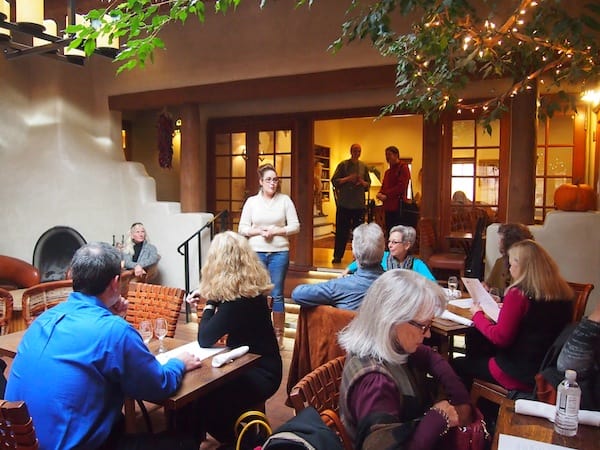 Our food lover exploration on this Restaurant Walking Tour offered by the Santa Fe School of Cooking starts with a visit to "Inn on the Alameda".
