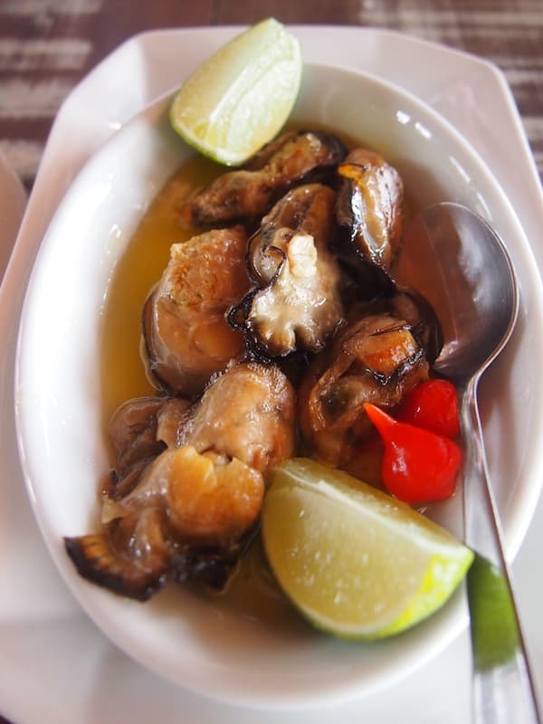 One of Rancho Açoriano’s signature dishes are home-smoked oysters, opening up an entirely new tasting dimension for me!