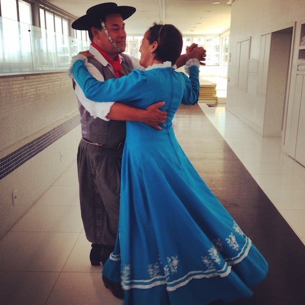 Tänzerisch begabt ist auch dieses wundervolle Paar hier: Marcos & Clarice Fiuza ...
