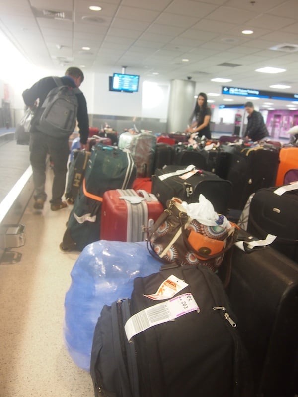 Realität am Flughafen: Neues Gepäck, neues Glück! So sieht's aus.
