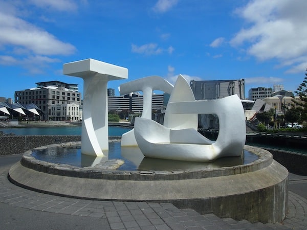 ... with public art space dotted all around the city's Waterfront area ...