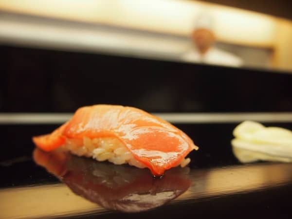 Das Sushi-Restaurant im Nikko Hotel ist tatsächlich einfach vorzüglich ...
