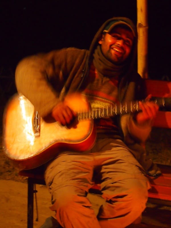 Thank you, dear Ujjwal, for such good late evening vibes playing typical Nepali songs at your farm!