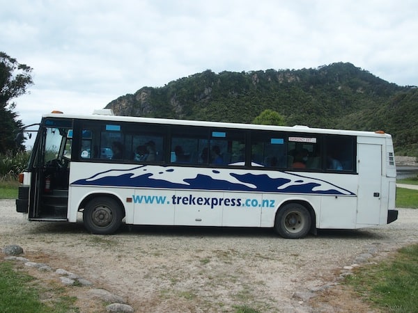 TrekExpress is a good company I can recommend for "taking you there" starting the Heaphy Track in style!