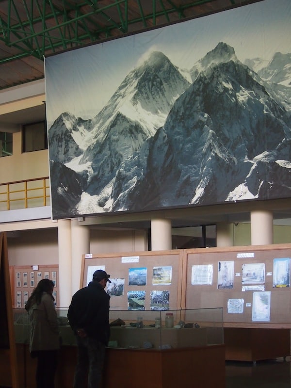 ... where all facts & figures about the Himalayas mountain climate, climate change, mountain people, local culture & belief as well as a history of climbing is explained. Very interesting!