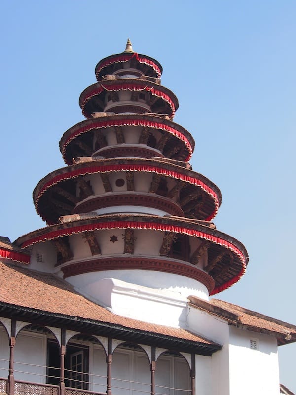 As well as the beautiful architecture of this World Heritage site in the middle of the old heritage city of Kathmandu.