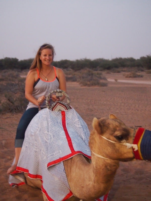 ... as I prepare for going completely Bedouin-style (at least for a while ;) Riding a big camel in the sand, that is!