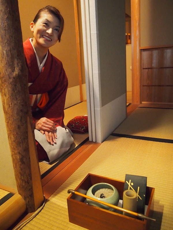 This lady, too, welcomes me into her Kanazawa house a little later, introducing me to the protocol and ceremony of the Japanese tea culture.