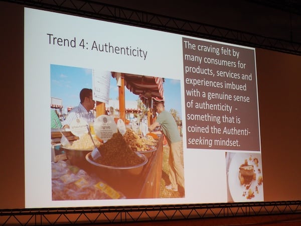 ... talking about important and ever-lasting trends, such as authenticity in tourism and travel.