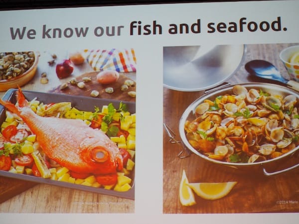 Authenticity, too, is this: "We (want to) know our fish and seafood." Yes!