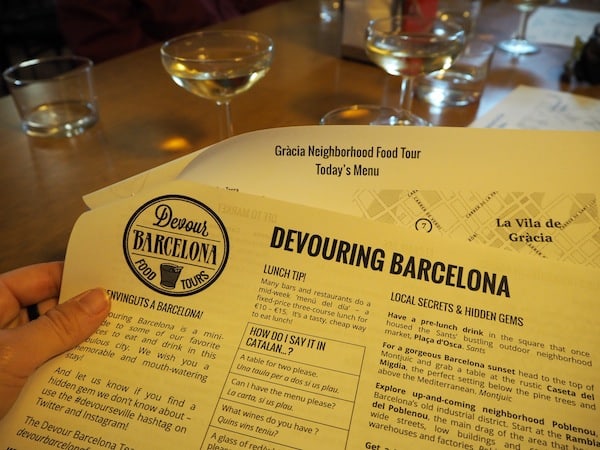 ... starting "Devouring Barcelona" ...