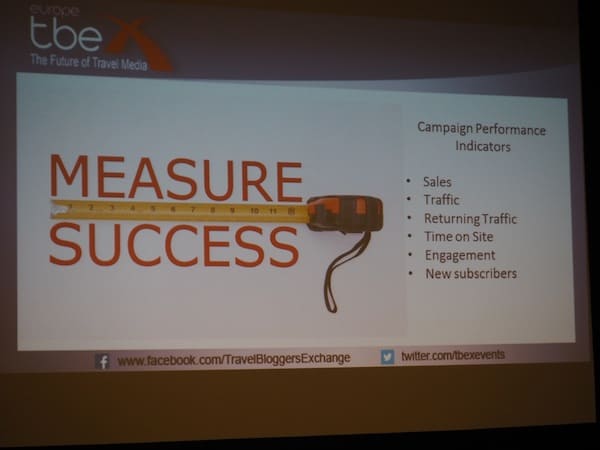 Measuring success, one of the key issues here at #TBEX Europe #InCostaBrava ...
