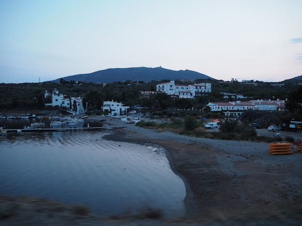 Evening time means quiet beaches such as this one near Cadaqués ...