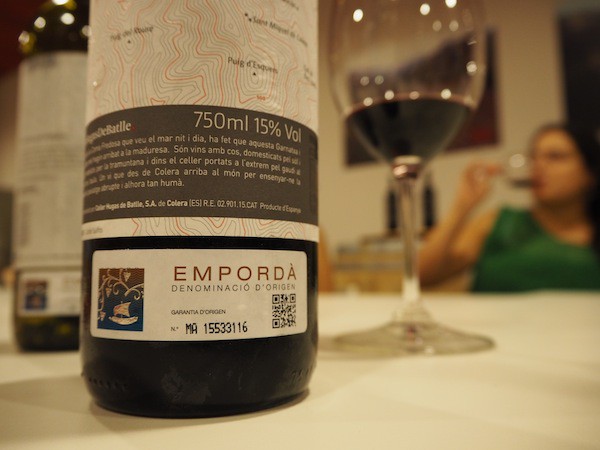 … marked by typical red wine varieties, such as "Garrotxa".