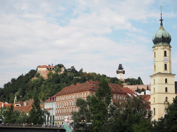 Ein letzter Blick auf die schöne Altstadt von Graz ...