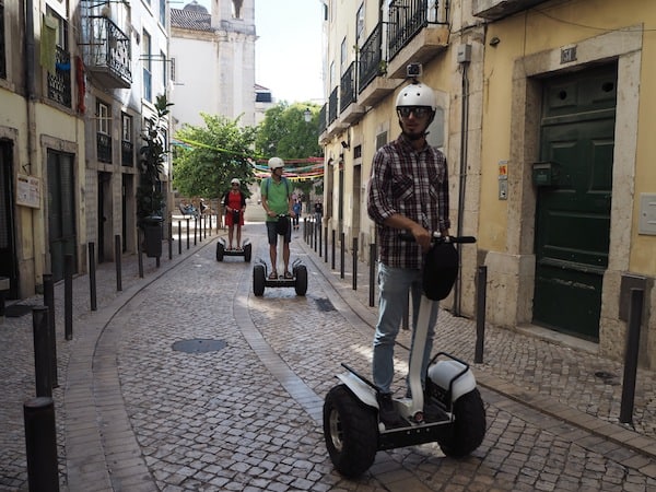 … streets that are now being crossed by Segway ...