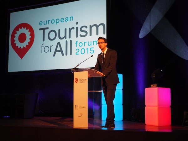 Die Eröffnung des "European Tourism for All" Forum 2015 hier in der portugiesischen Algarve ...