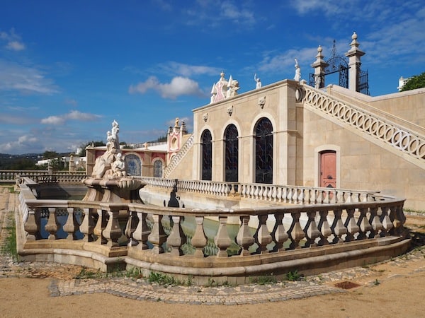 Next to Loulé, only some 15 minutes drive, is the palace of Estoi ...