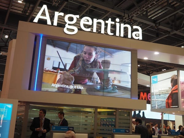 And would you believe it: Creative Travel is really out there. As seen at the Argentina stand of the London World Travel Market 2015.