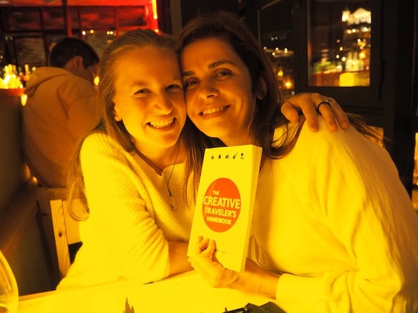 … wie hier mit meiner lieben Freundin Patricia, von Taste Of Lisboa Food Tours: Schön, Dich wieder zu sehen liebe Filipa!
