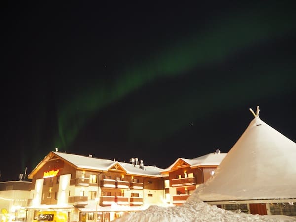 More comfort is offered inside the small town of Ruka, with modern hotels and (tipi-style) chalets, including a chance to watch the Northern Lights!