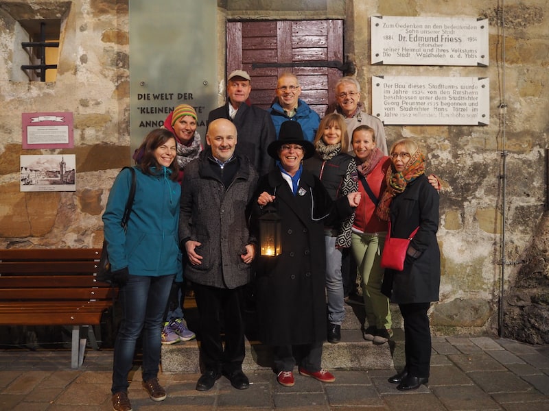 Thank you, Waidhofen, for such a warm welcome in the Mostviertel, here during our guided night watch tour ...