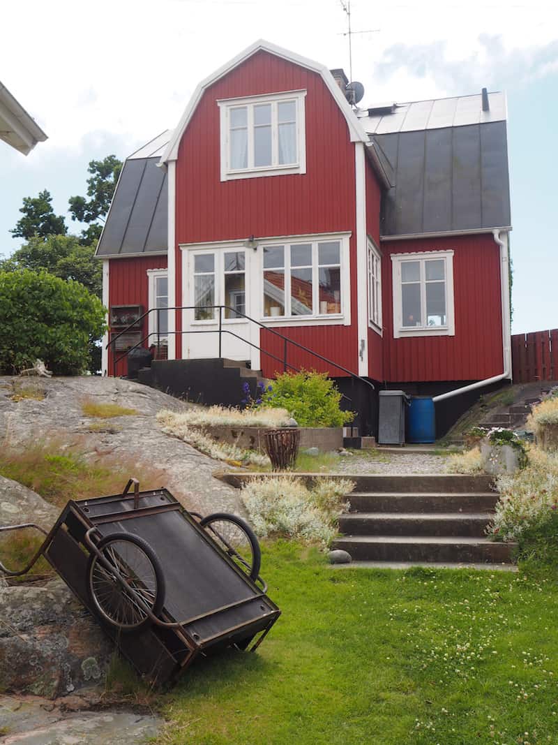 Landsort empfängt uns mit dem Charme der typisch schwedischen Sommerfrische ...