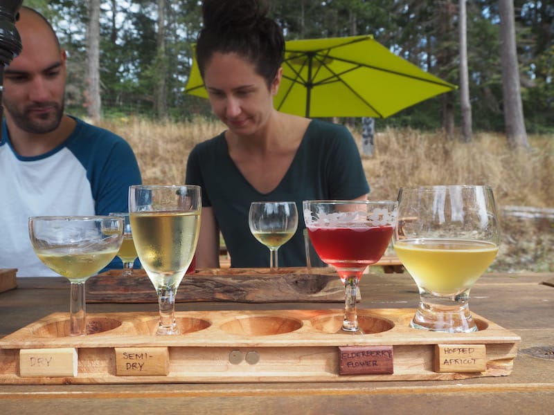 ... continuing our visit by meeting the local cider producers at Salt Spring Wild ...