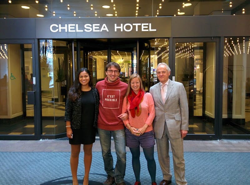 ... but what we found to be the same all throughout our stay, was the genuine friendliness of the great team at Chelsea Hotel Toronto: Thank you, Iris Ibarra & Josef Ebner, for making our stay such a pleasurable one.