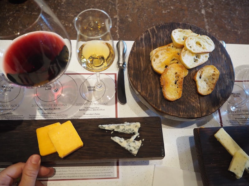 Still hungry? If you are headed for some of Niagara Falls' better known wineries on your visit, check out Reif Estate Winery which offers a delicious "wine & cheese" pairing tasting ...
