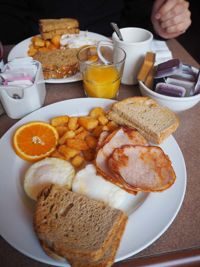... serves delicious "Canadian Breakfast", if hearty breakfast options is more your thing.