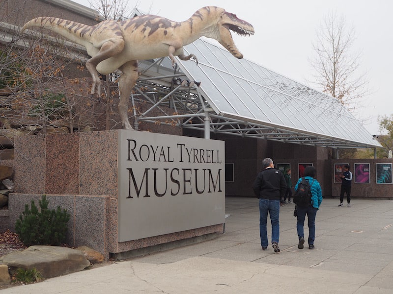 … at the Royal Tyrrell Dinosaur Museum …