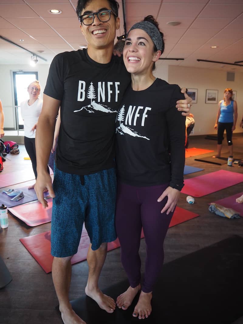 ... as well as some tremendous fun & laughter: Thank you dear Jeff, for a wonderful, heart-warming, and very much "waking up our bodies in different ways" Yoga class !