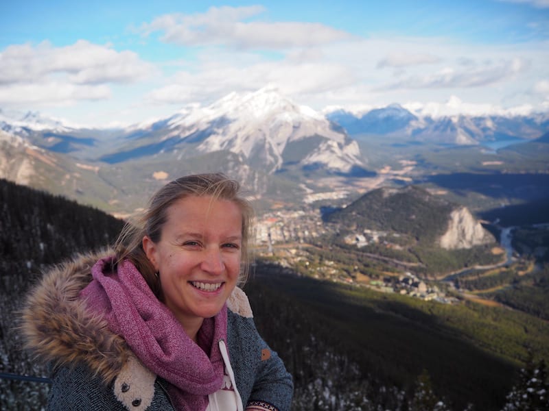 Gotta love Banff & all the beauty around : View from Mount Sulphur down onto #myBanff !