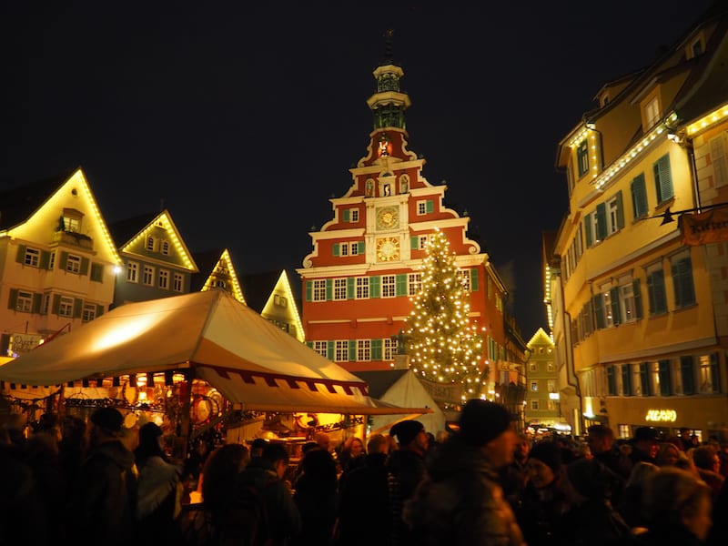 ... oder hier der Mittelaltermarkt in Esslingen ...