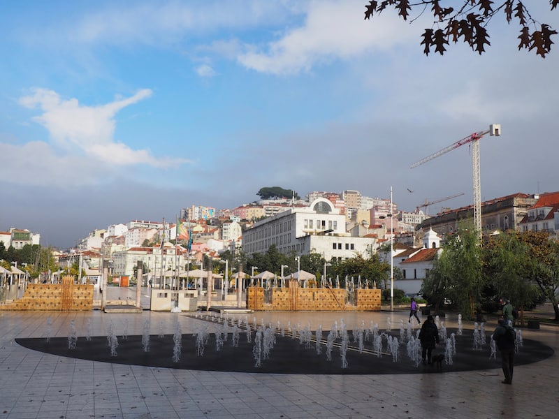 Lissabon im Dezember heißt auch, sich zu verhältnismäßig fast sommerlichen Temperaturen für uns Mitteleuropäer zu bewegen ...