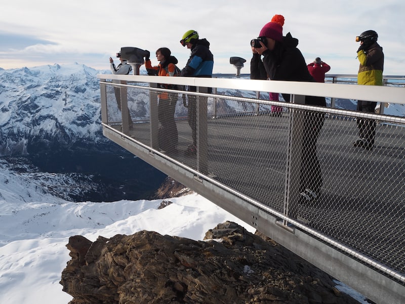 ... und sich beim Anblick dieser Berge ...